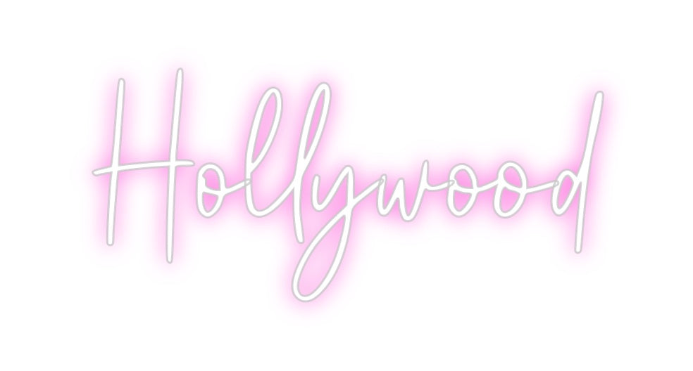 Custom Neon: Hollywood