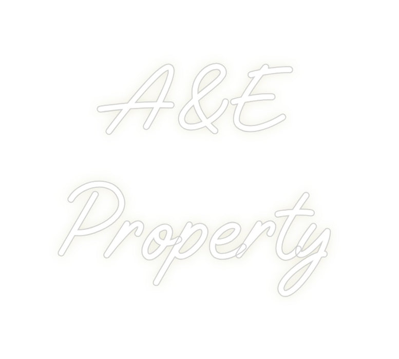 Custom Neon: A&E
Property