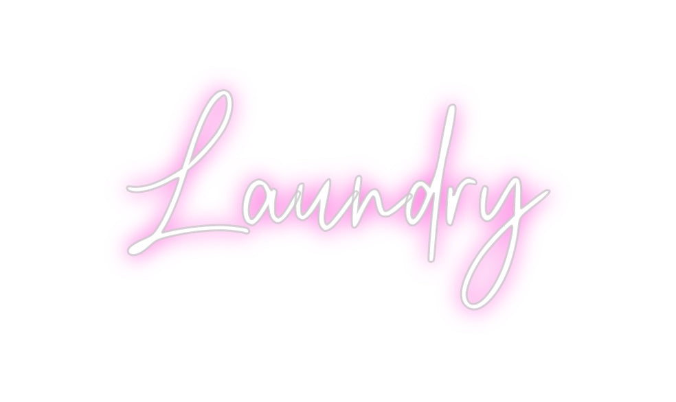 Custom Neon: Laundry