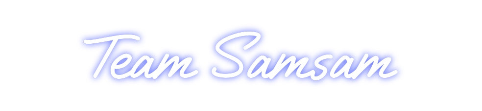 Custom Neon: Team Samsam
