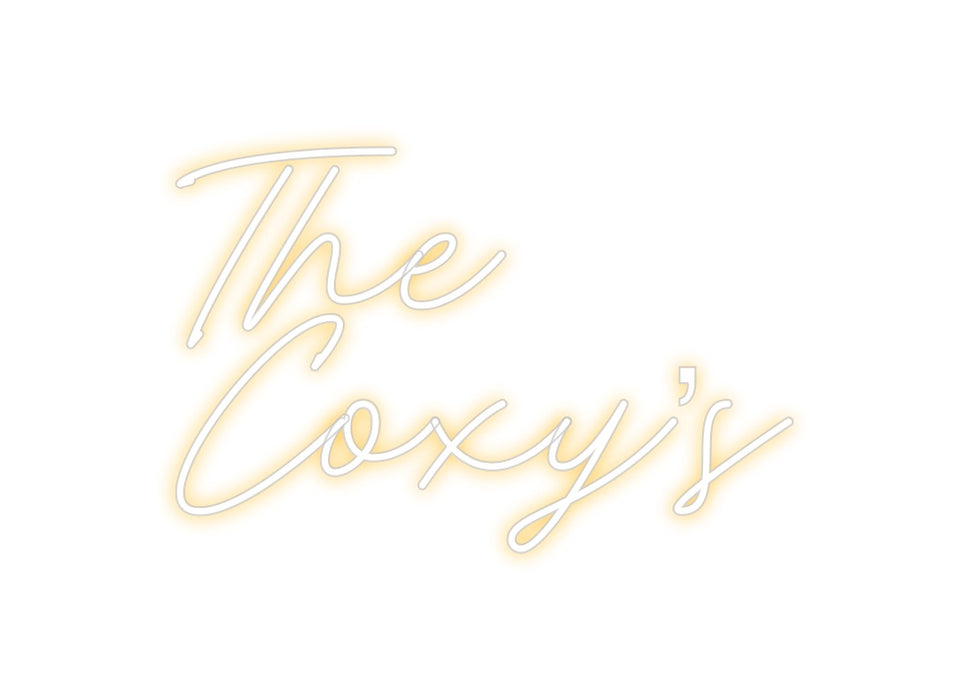 Custom Neon: The 
Coxy’s