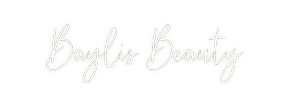 Custom Neon: Baylis Beauty