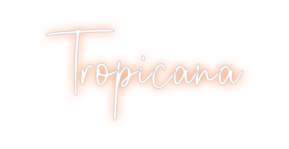 Custom Neon: Tropicana