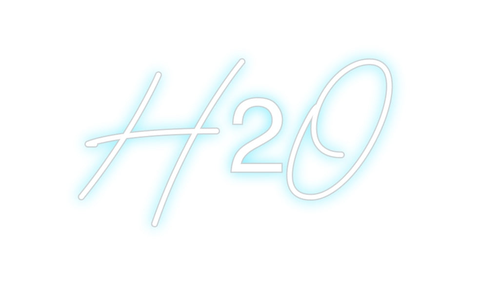 Custom Neon: H2O