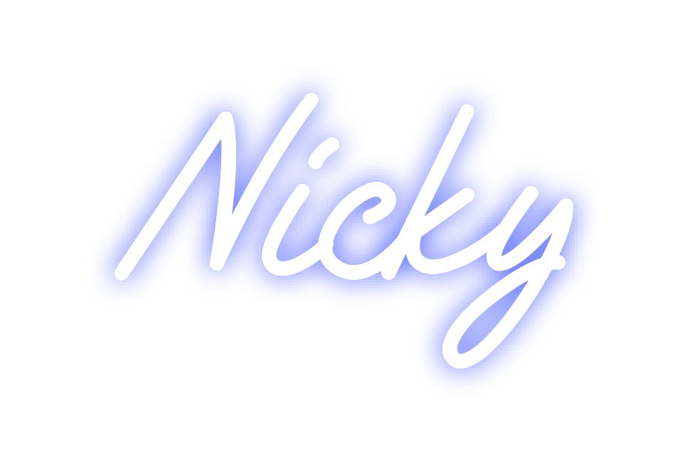 Custom Neon: Nicky