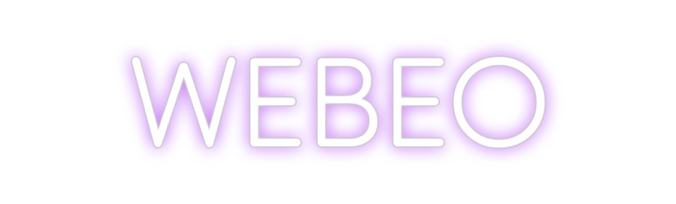 Custom Neon: WEBEO