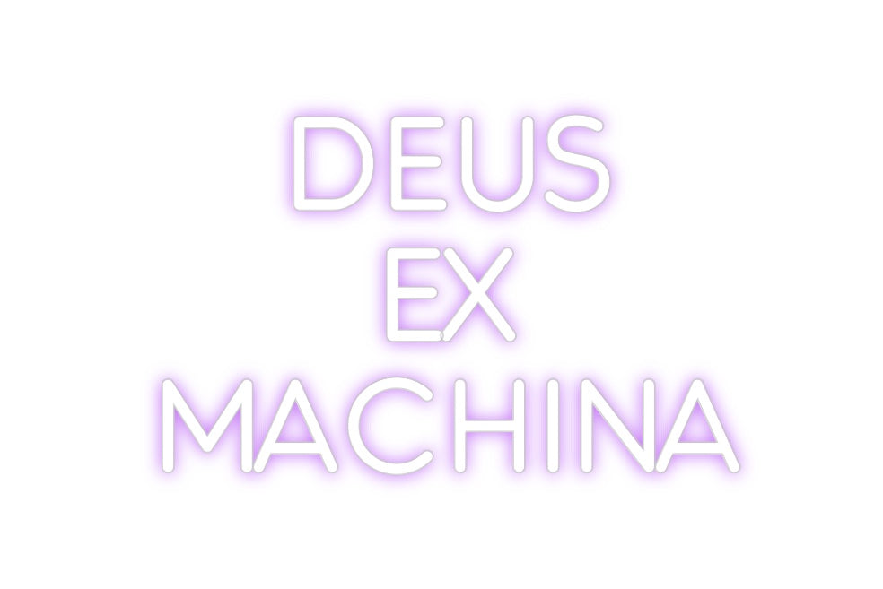 Custom Neon: DEUS 
EX
MA...