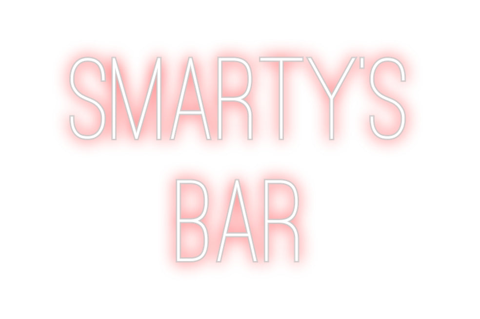 Custom Neon: Smarty’s
Bar