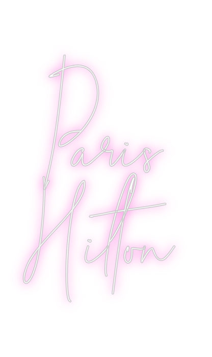 Custom Neon: Paris
Hilton