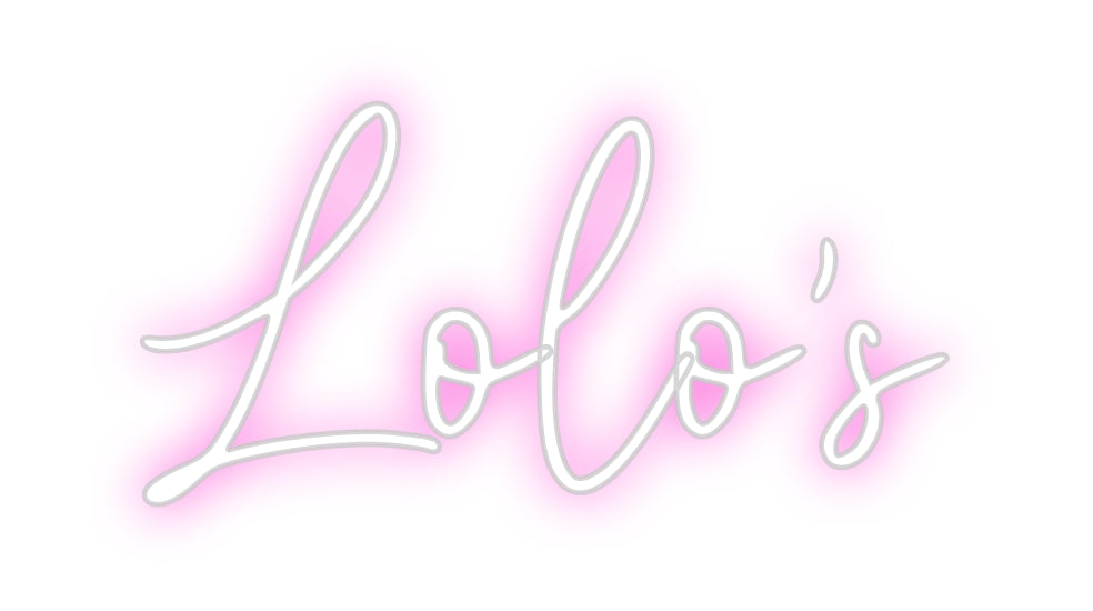 Custom Neon: Lolo's