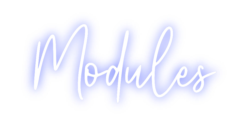 Custom Neon: Modules