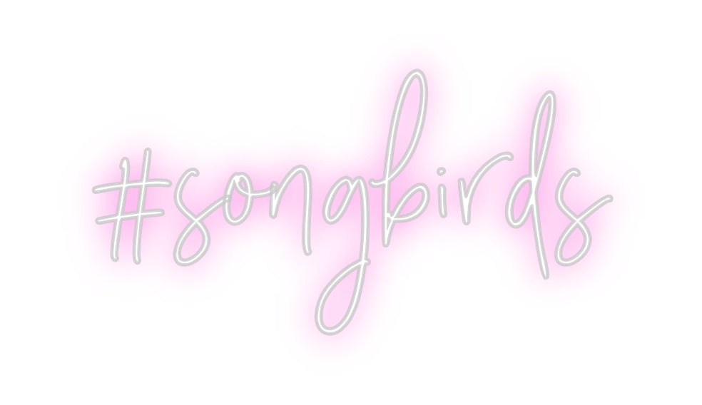 Custom Neon: #songbirds