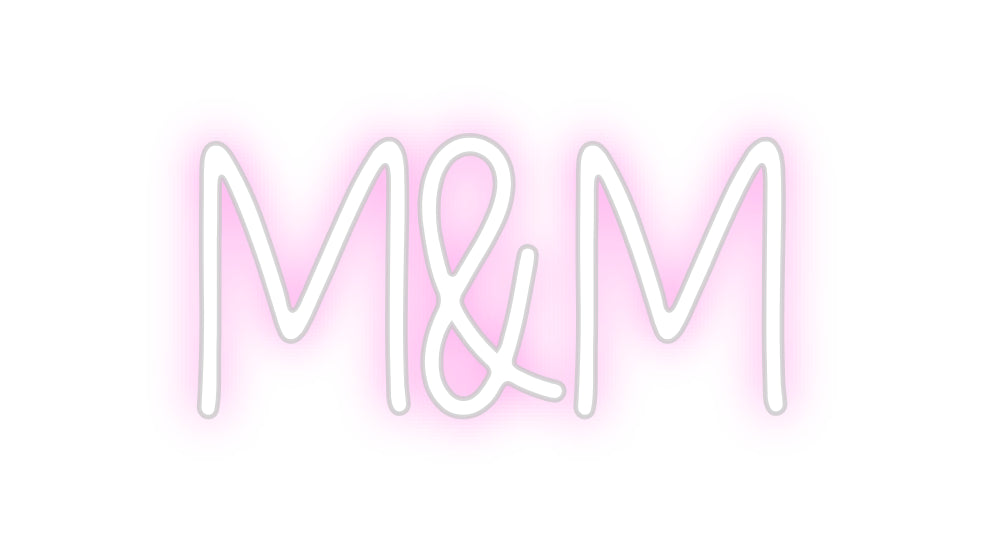 Custom Neon: M&M