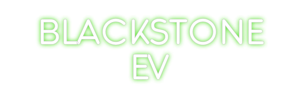 Custom Neon: BLACKSTONE
EV