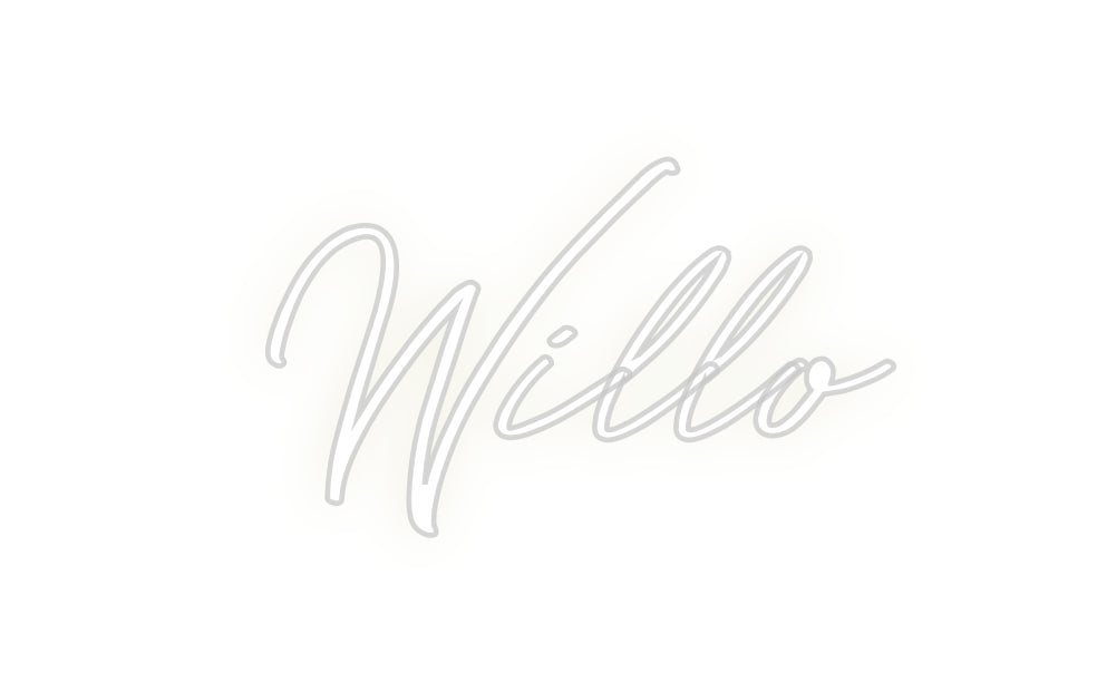 Custom Neon: Willo
