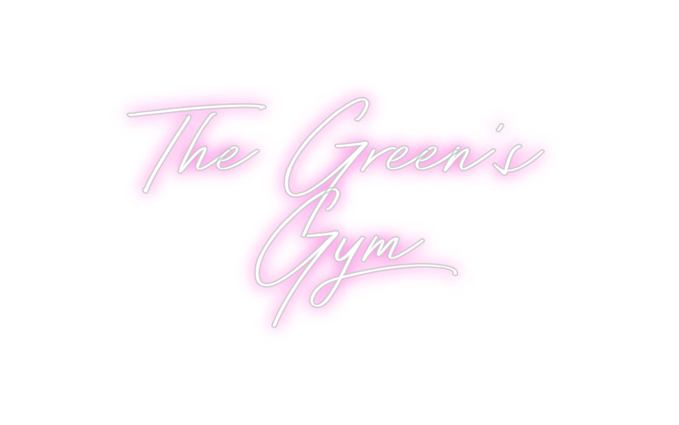 Custom Neon: The Green’s
...