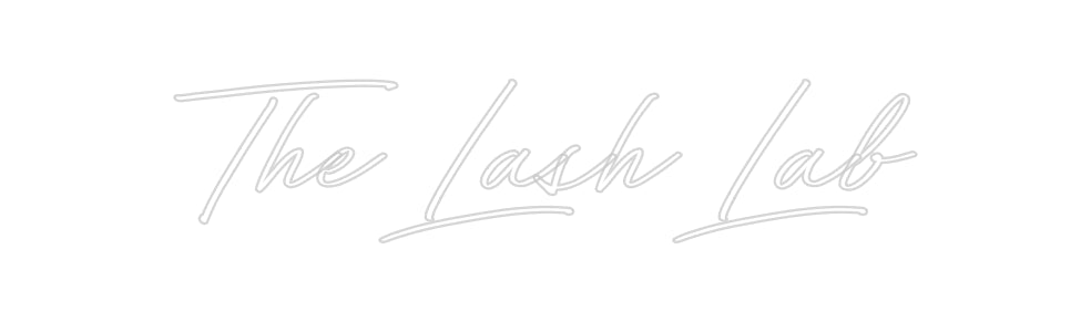Custom Neon: The Lash Lab