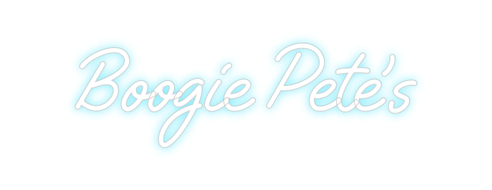 Custom Neon: Boogie Pete’s