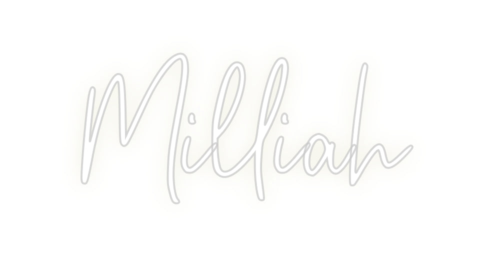 Custom Neon: Milliah