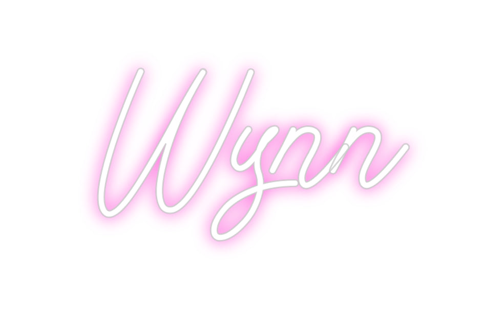 Custom Neon: Wynn