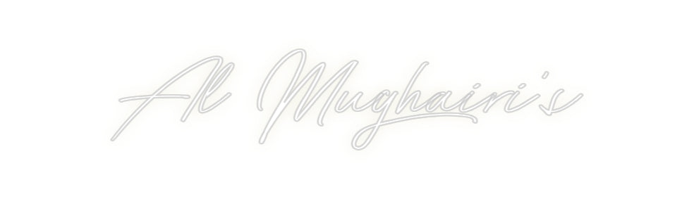 Custom Neon: Al Mughairi's