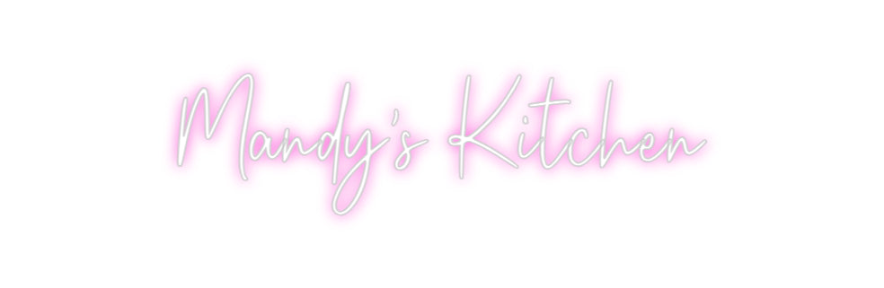 Custom Neon: Mandy's Kitchen