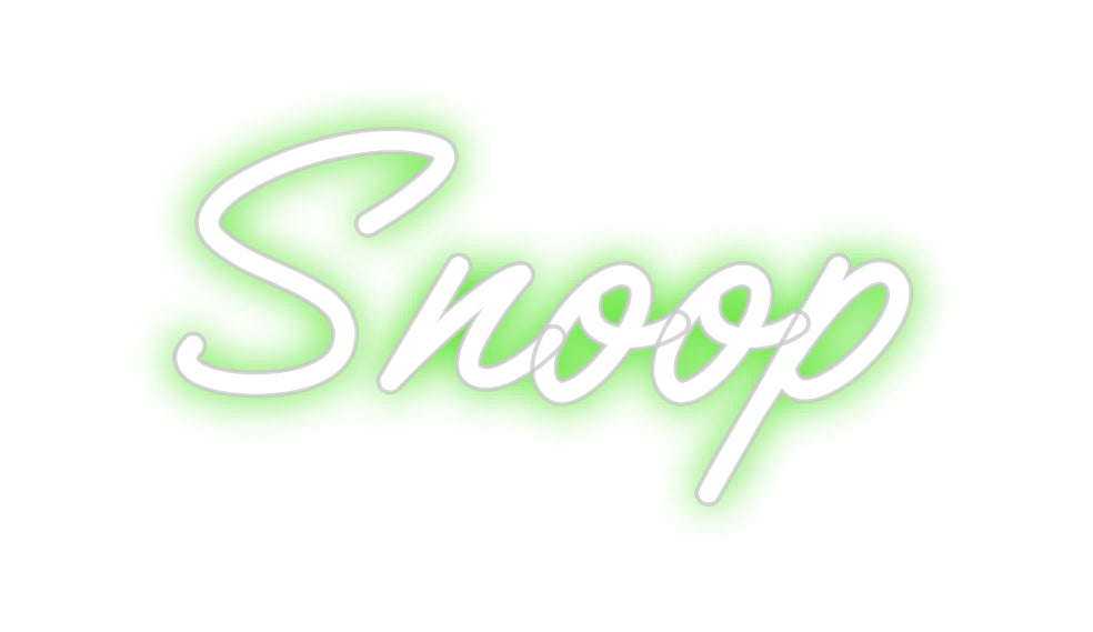 Custom Neon: Snoop