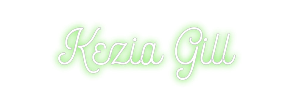 Custom Neon: Kezia Gill