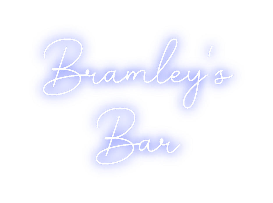 Custom Neon: Bramley's
Bar