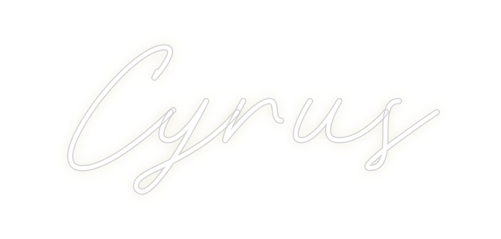 Custom Neon: Cyrus