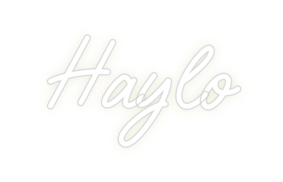Custom Neon: Haylo