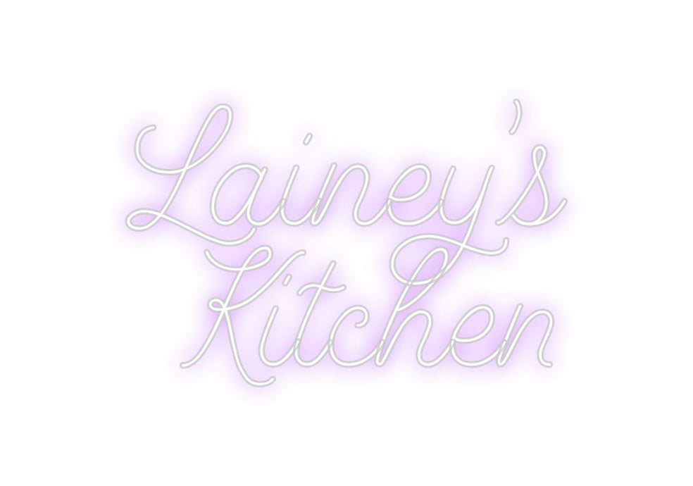 Custom Neon: Lainey’s
Kit...