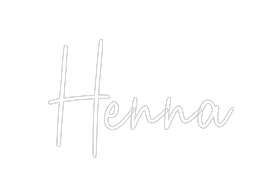 Custom Neon: Henna