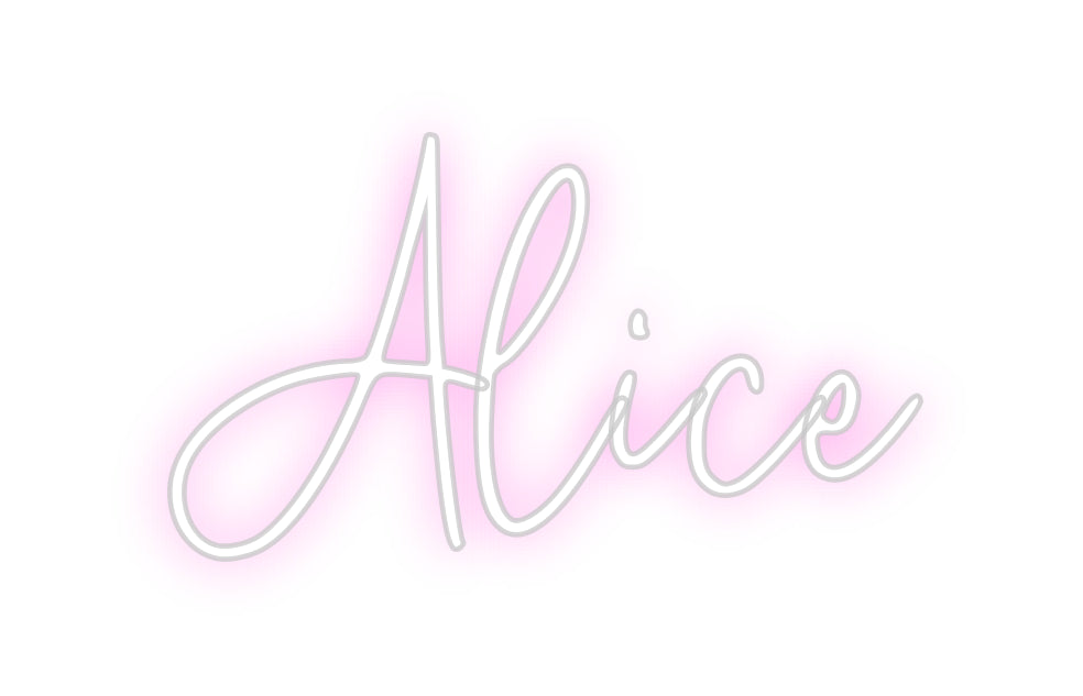 Custom Neon: Alice