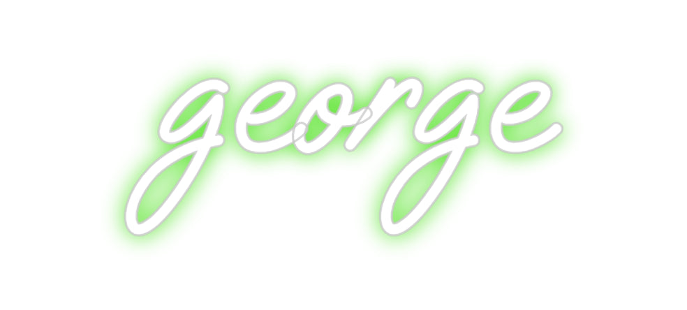 Custom Neon: george