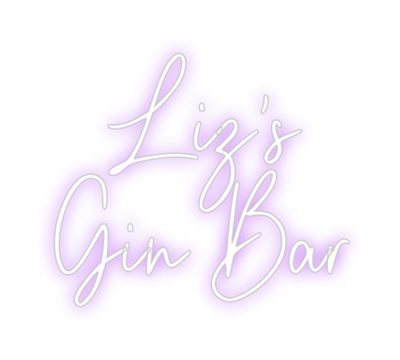 Custom Neon: Liz's
Gin Bar