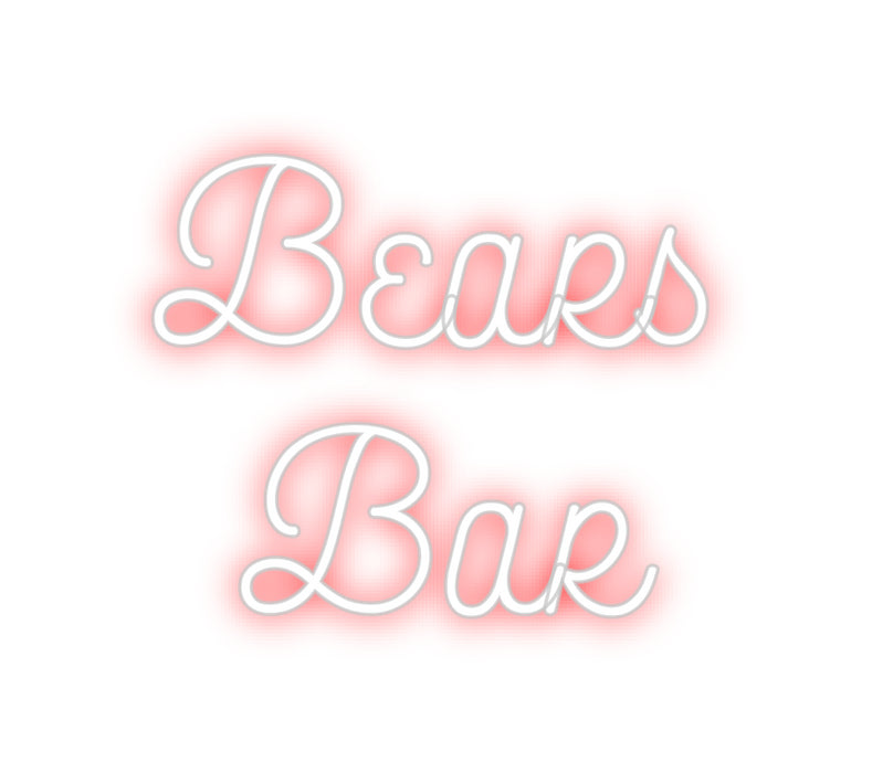 Custom Neon: Bears
Bar