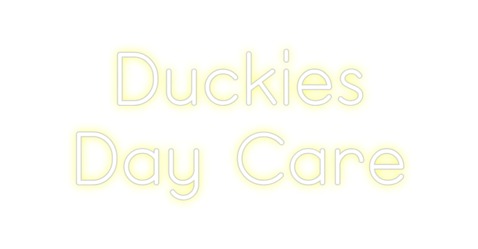 Custom Neon: Duckies 
Day...
