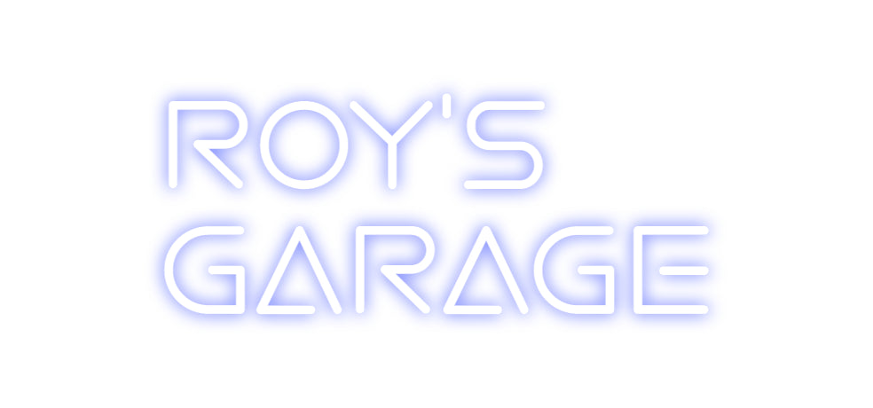 Custom Neon: Roy's
Garage