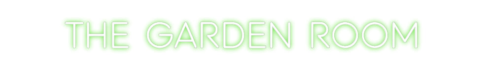 Custom Neon: The Garden Room