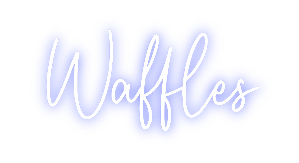 Custom Neon: Waffles