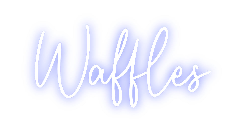 Custom Neon: Waffles