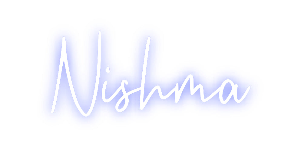 Custom Neon: Nishma