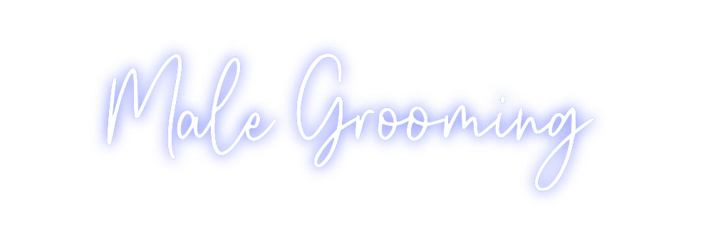 Custom Neon: Male Grooming