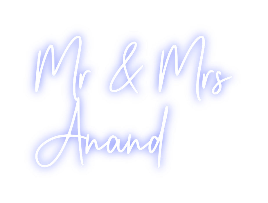 Custom Neon: Mr & Mrs
Ana...
