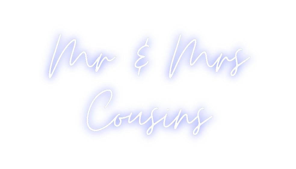 Custom Neon: Mr & Mrs 
Co...