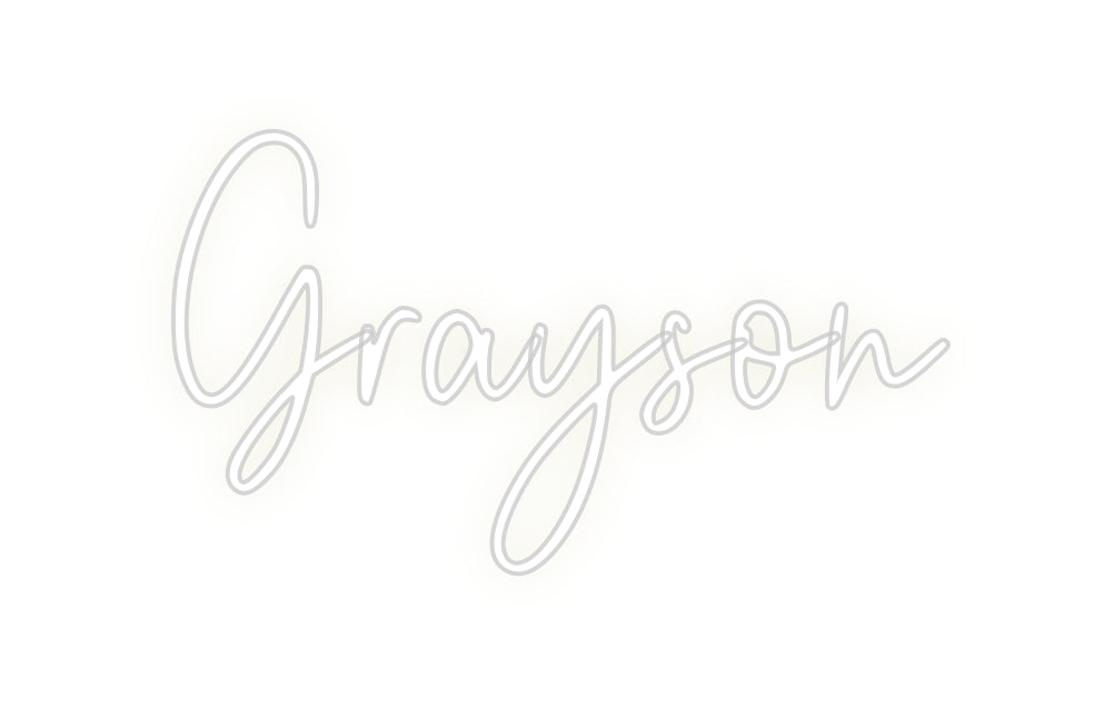 Custom Neon: Grayson