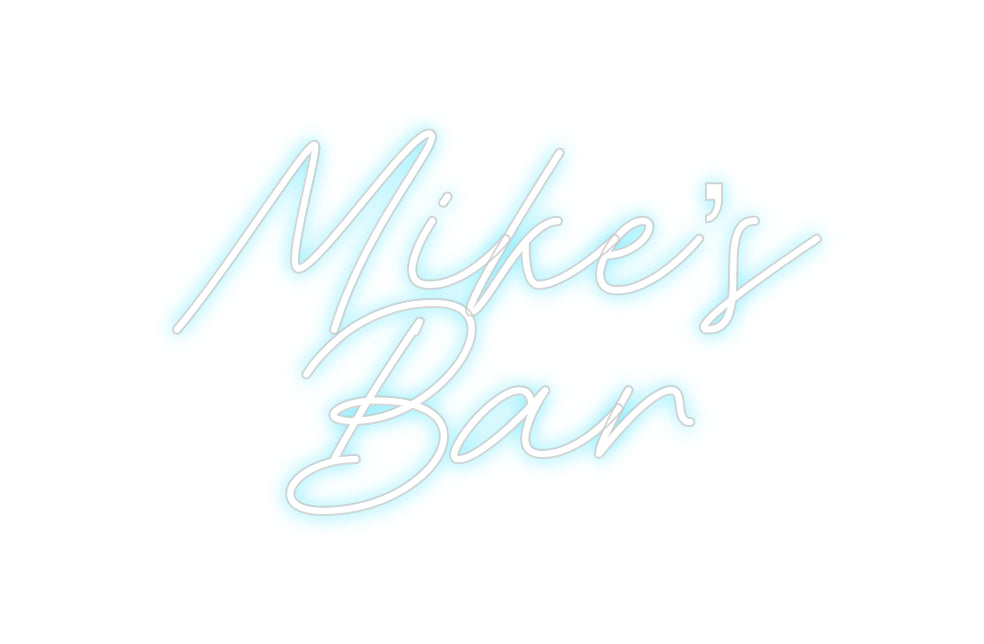 Custom Neon: Mike’s 
Bar