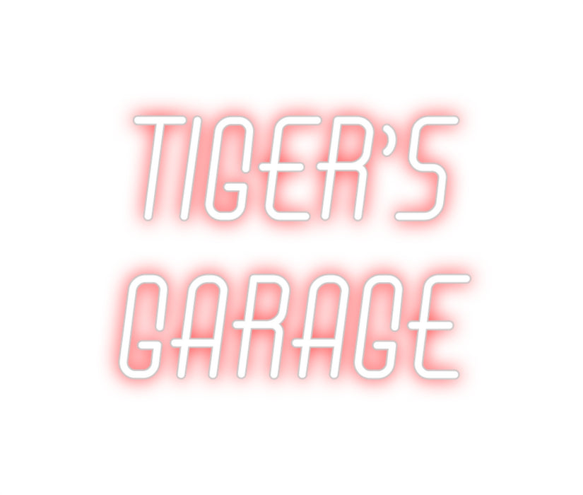 Custom Neon: Tiger’s 
Gar...