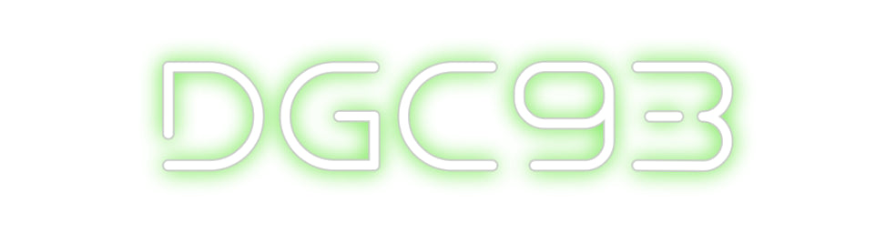 Custom Neon: DGC93